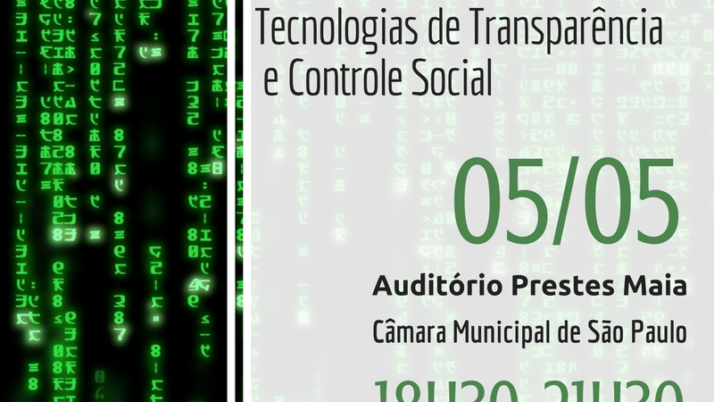 Segundas Paulistanas debate transparência nos órgãos públicos
