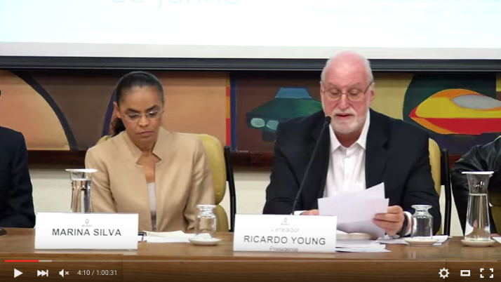 Vídeo: Marina Silva – Íntegra da Palestra na Câmara de SP sobre Meio Ambiente