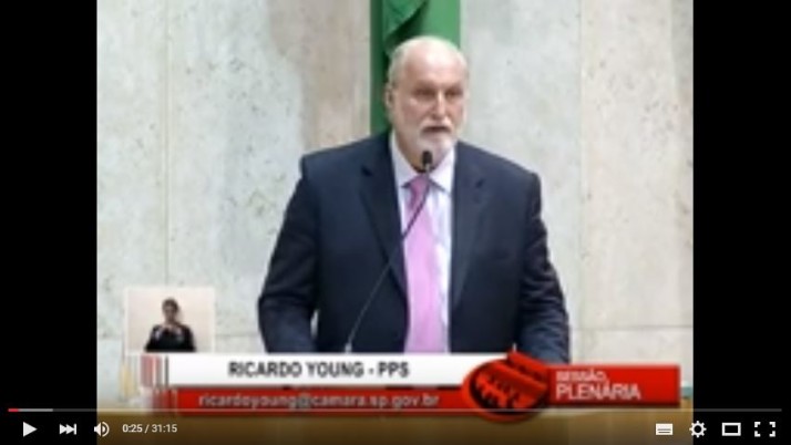 Vídeo: Ricardo Young fala na Sessão Plenária do dia 20 de março