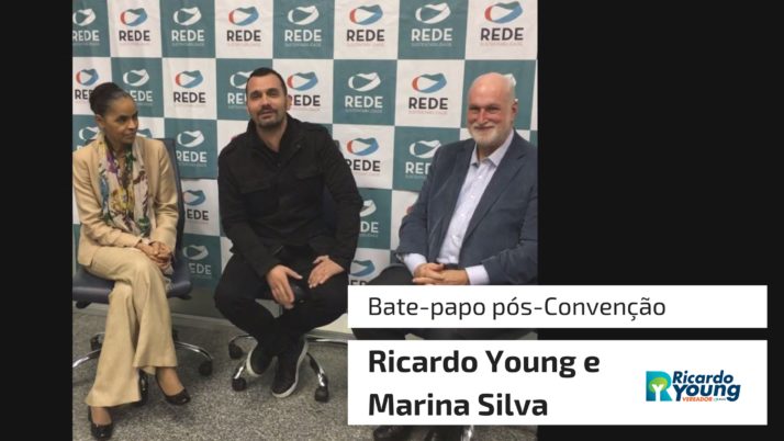Vídeo: Bate-papo pós-Convenção com Ricardo Young e Marina Silva